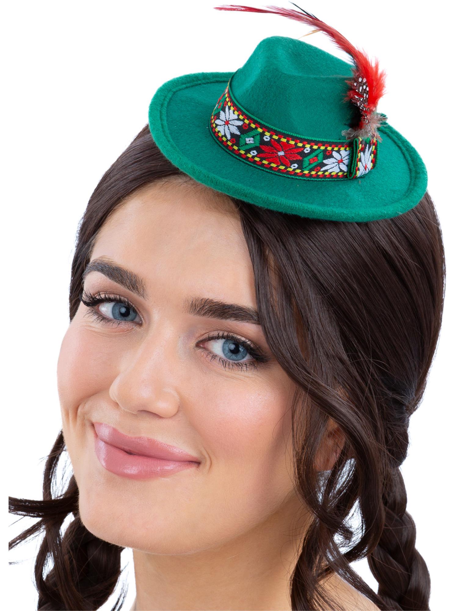 Mini Bavarian Trenker Hat, Green