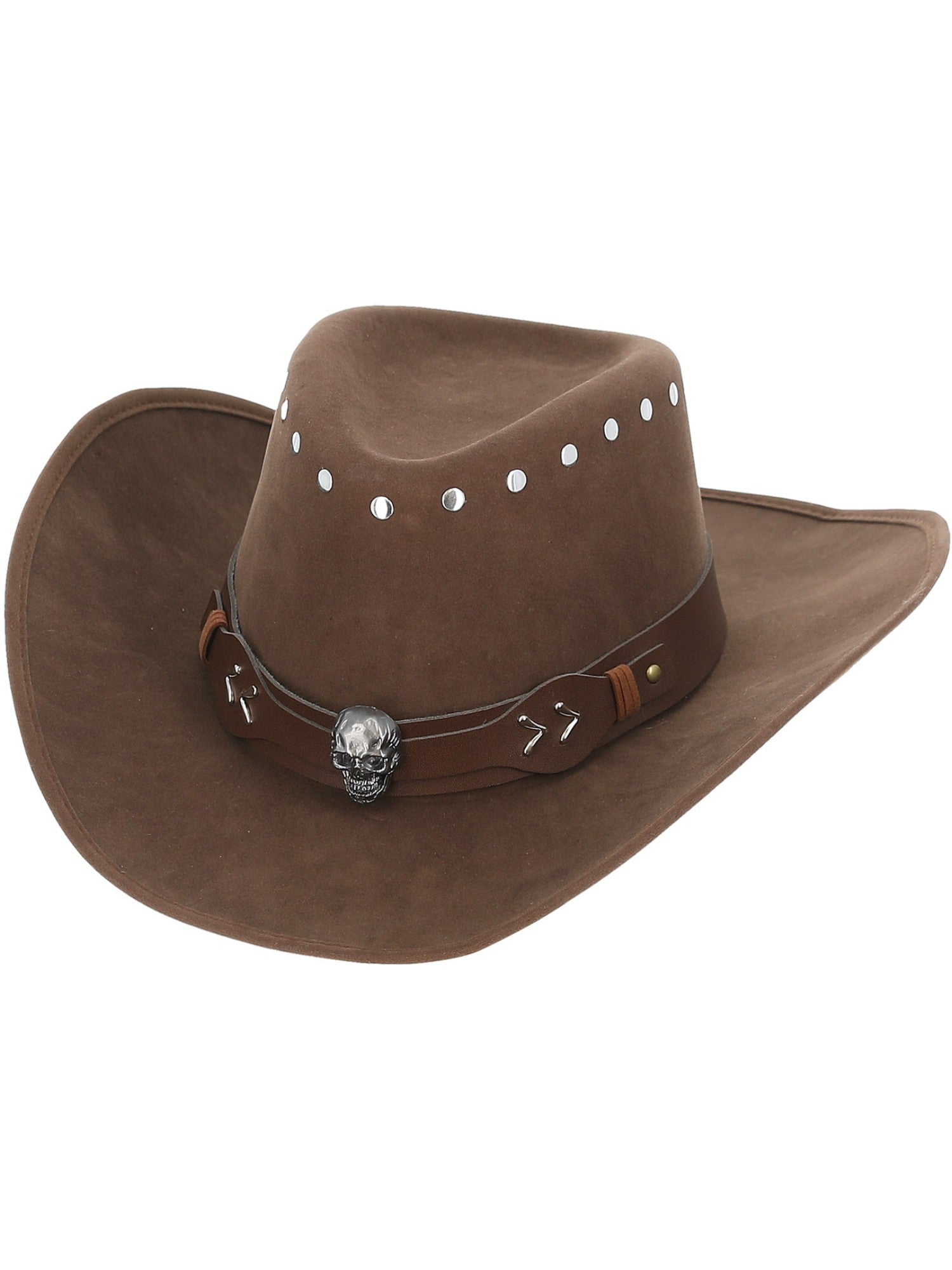 Adults Skeleton Outlaw Cowboy Hat
