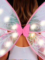 Adult LED Iridescent Light Up Fairy Wings