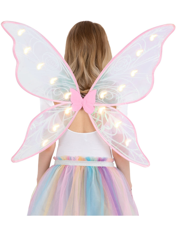 Adult LED Iridescent Light Up Fairy Wings