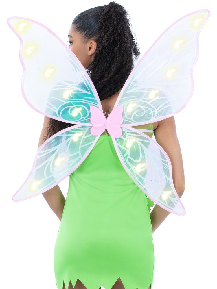 Adult LED Iridescent Light Up Fairy Wings