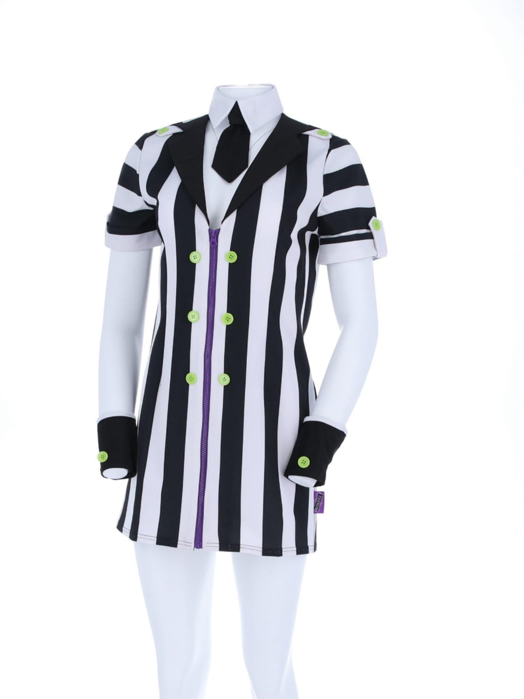 Beetlejuice Womens Shirt Dress Costume