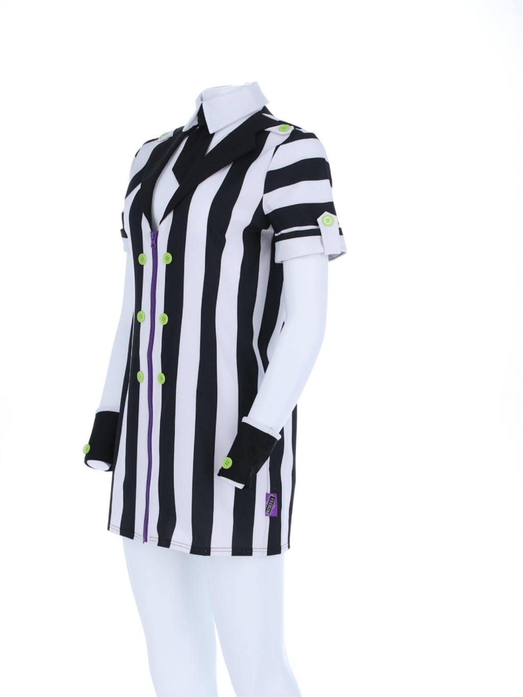 Beetlejuice Womens Shirt Dress Costume