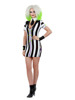 Beetlejuice Womens Shirt Dress Costume