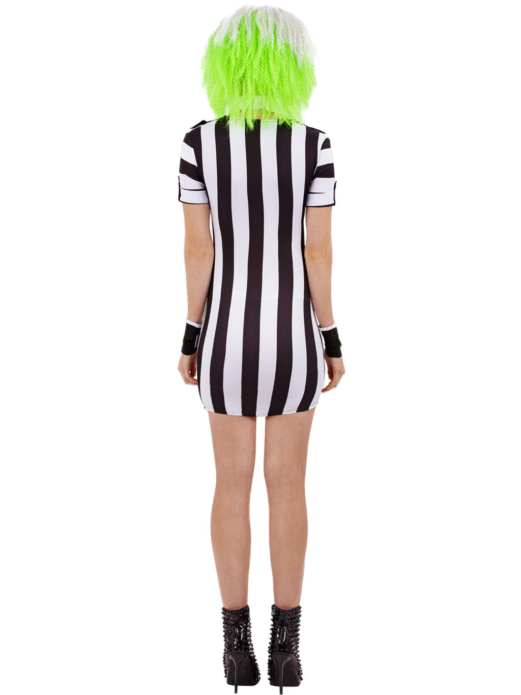Beetlejuice Womens Shirt Dress Costume