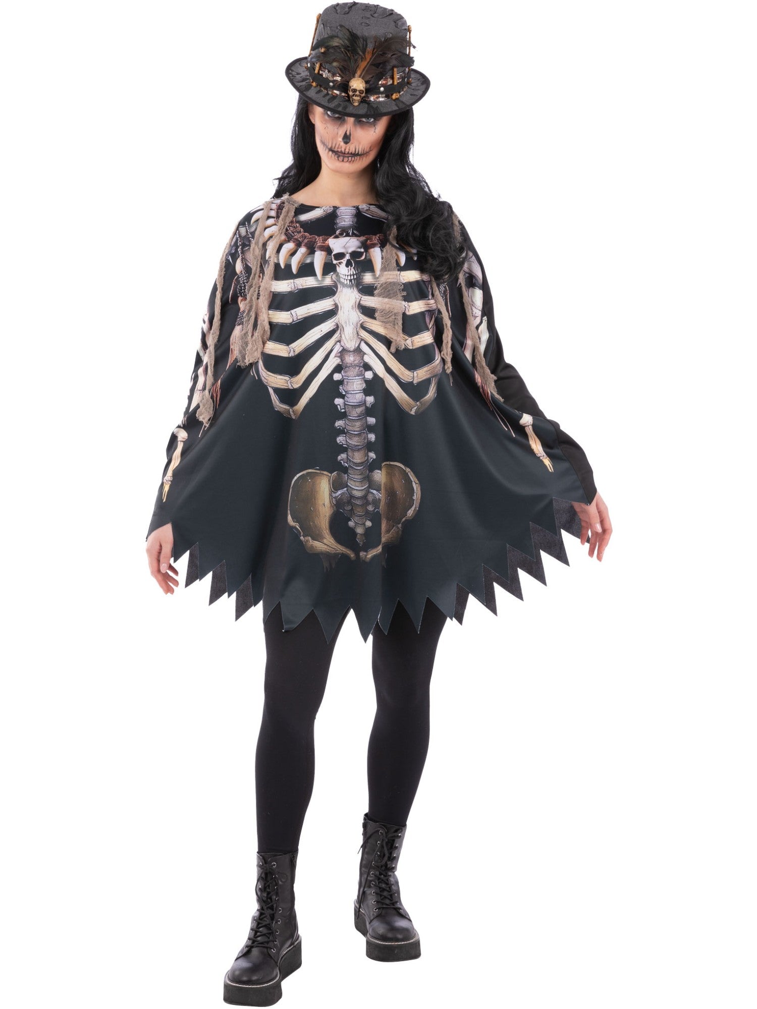 Voodoo Witch Doctor Poncho, Adult