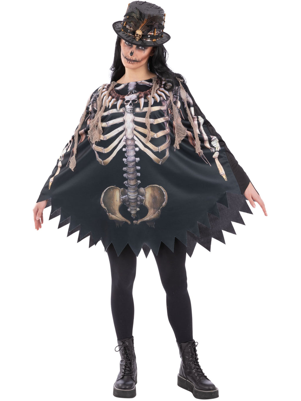 Voodoo Witch Doctor Poncho, Adult