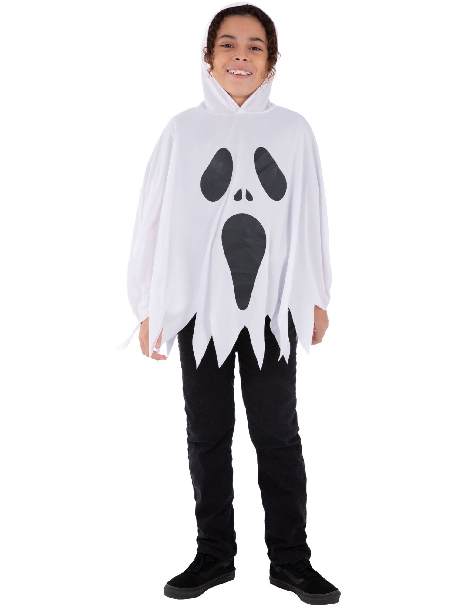 Ghost Poncho, White, Kids