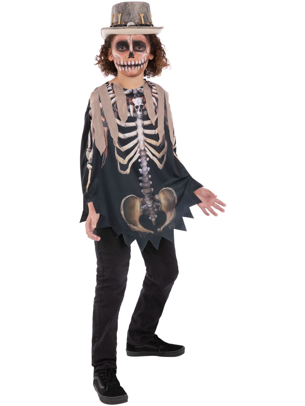 Voodoo Witch Doctor Poncho, Kids