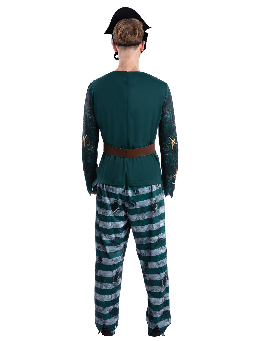 Pirate Captain Skeleton Mens Costume