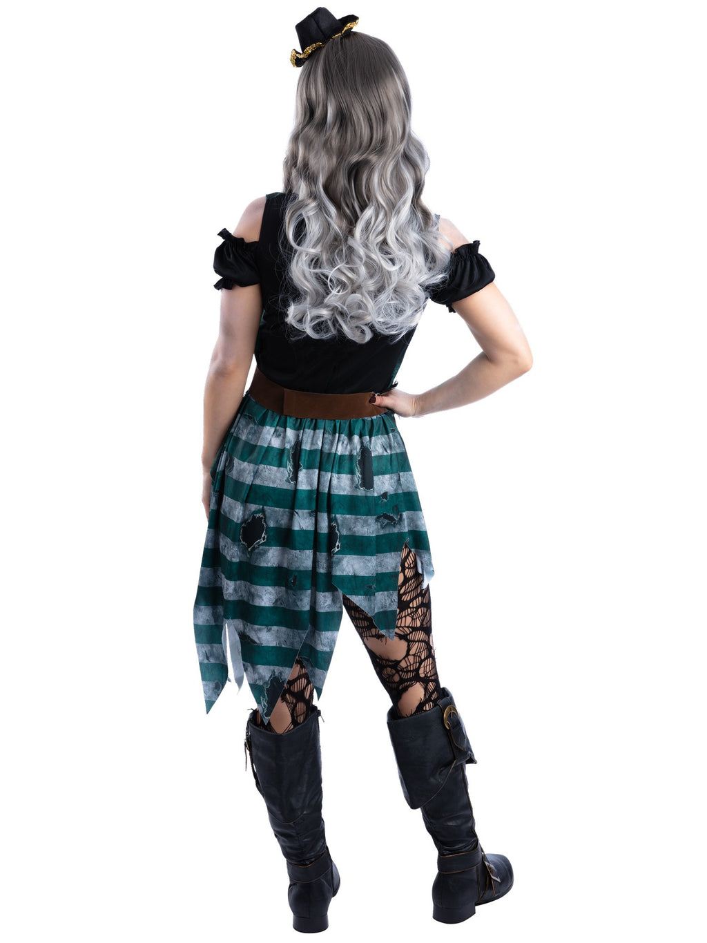 Skeleton Pirate Buccaneer Ladies Costume