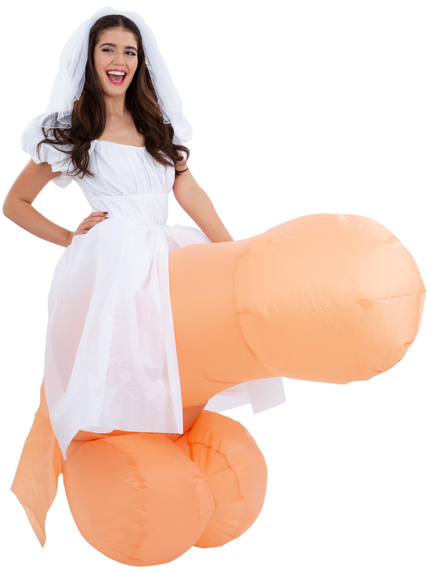 Bride On Inflatable Penis