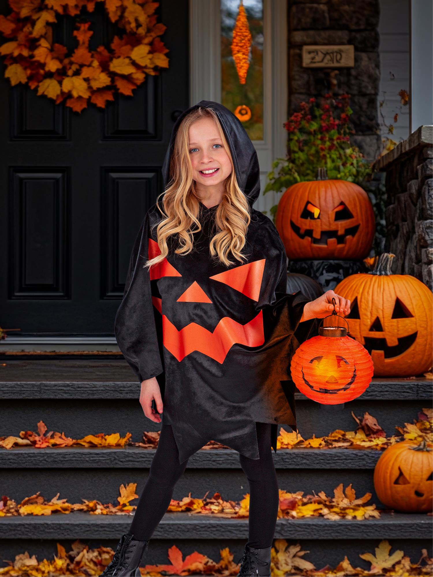 Pumpkin Poncho, Kids Unisex