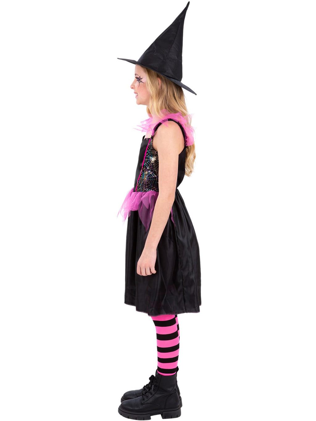 Rainbow Web Witch Costume