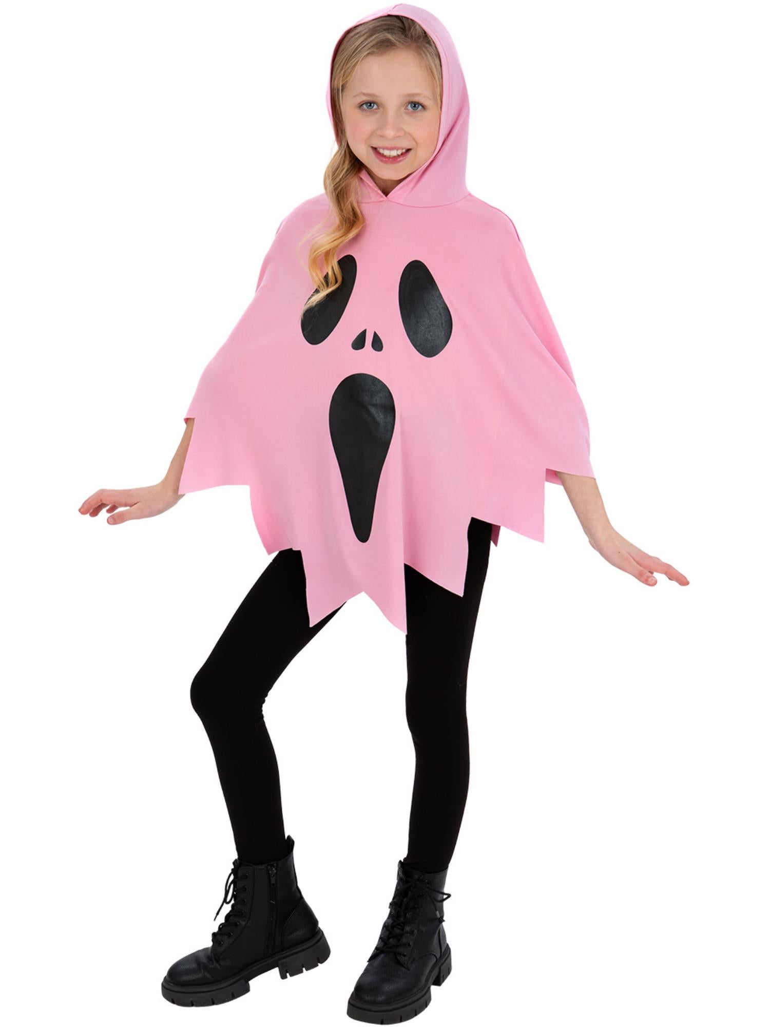 Pink Ghost Poncho