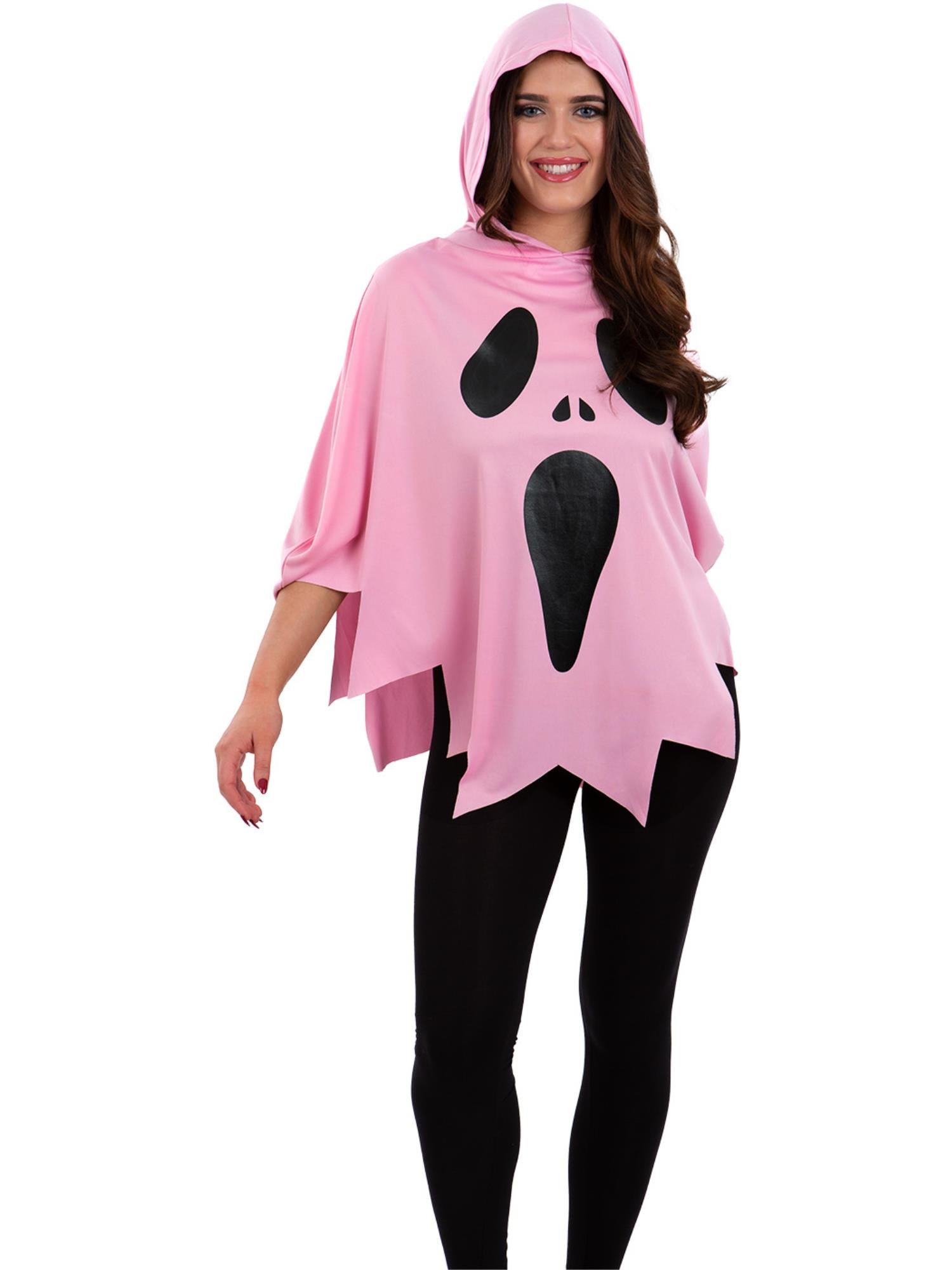 Pink Ghost Poncho