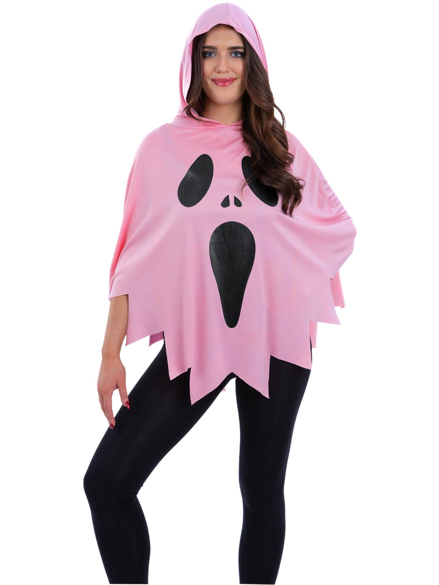 Pink Ghost Poncho