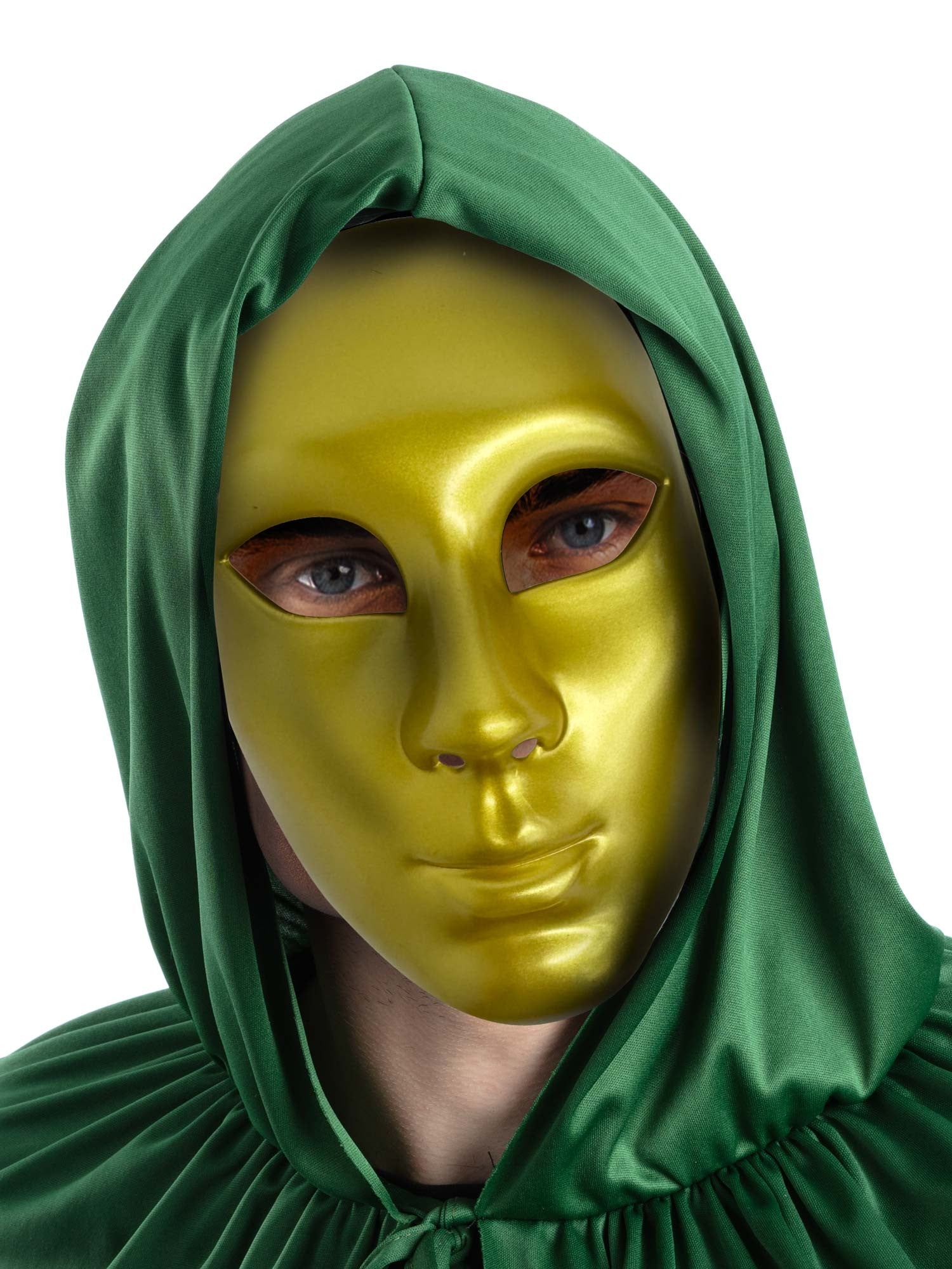 Full Face Masquerade Gold Masks