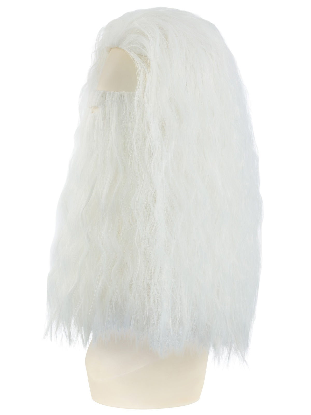 Sorcerer Wig & Beard Set White