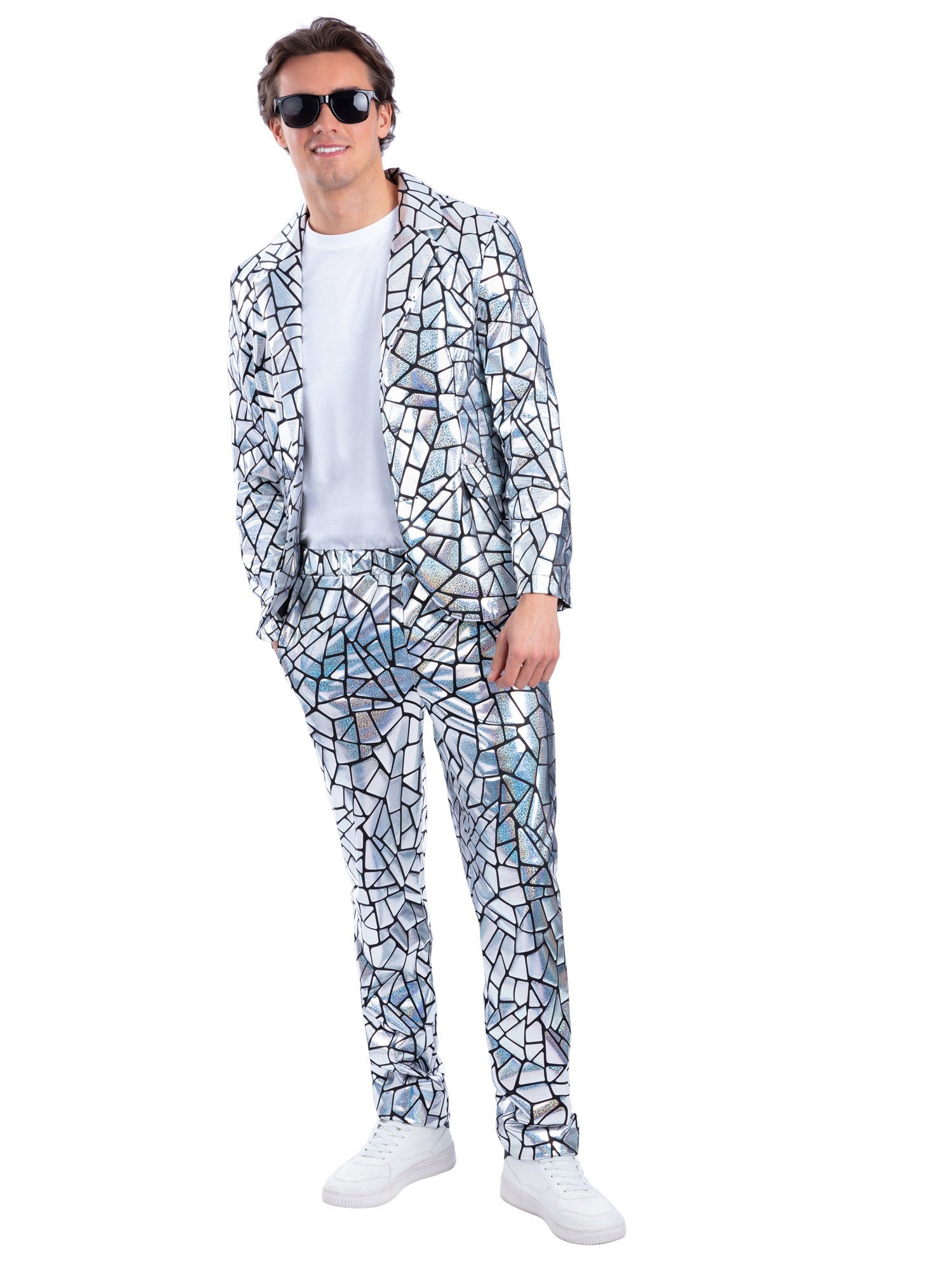 Mirror Mirror Holographic Iridescent Jacket