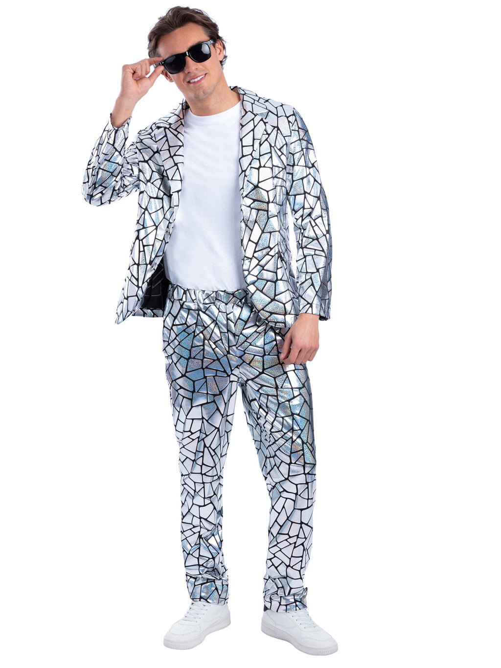 Mirror Mirror Holographic Iridescent Jacket