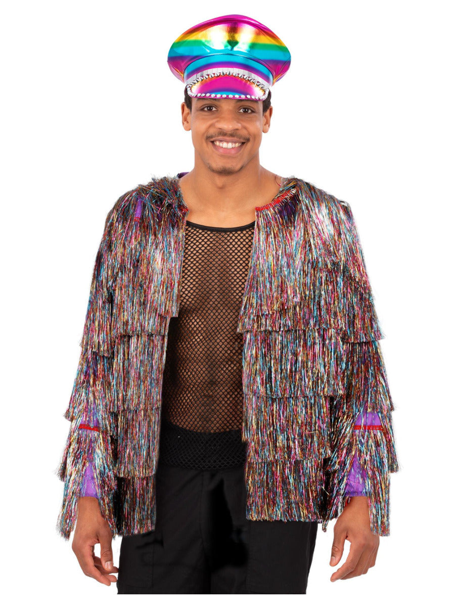 Fever Tinsel Festival Jacket, Rainbow Dreams