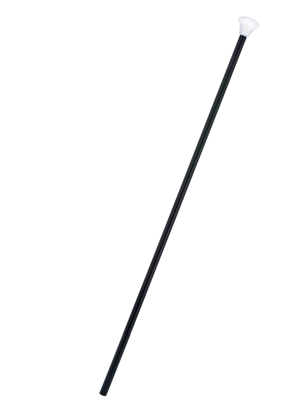 Black Dance Cane with White Top