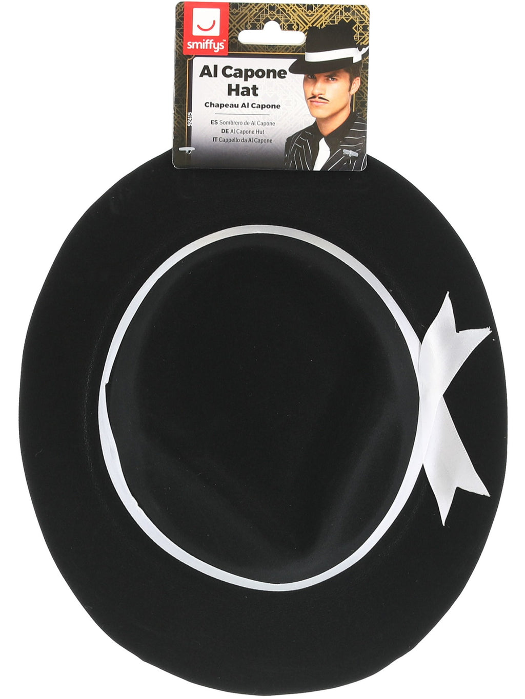 Al Capone Black Flock Hat