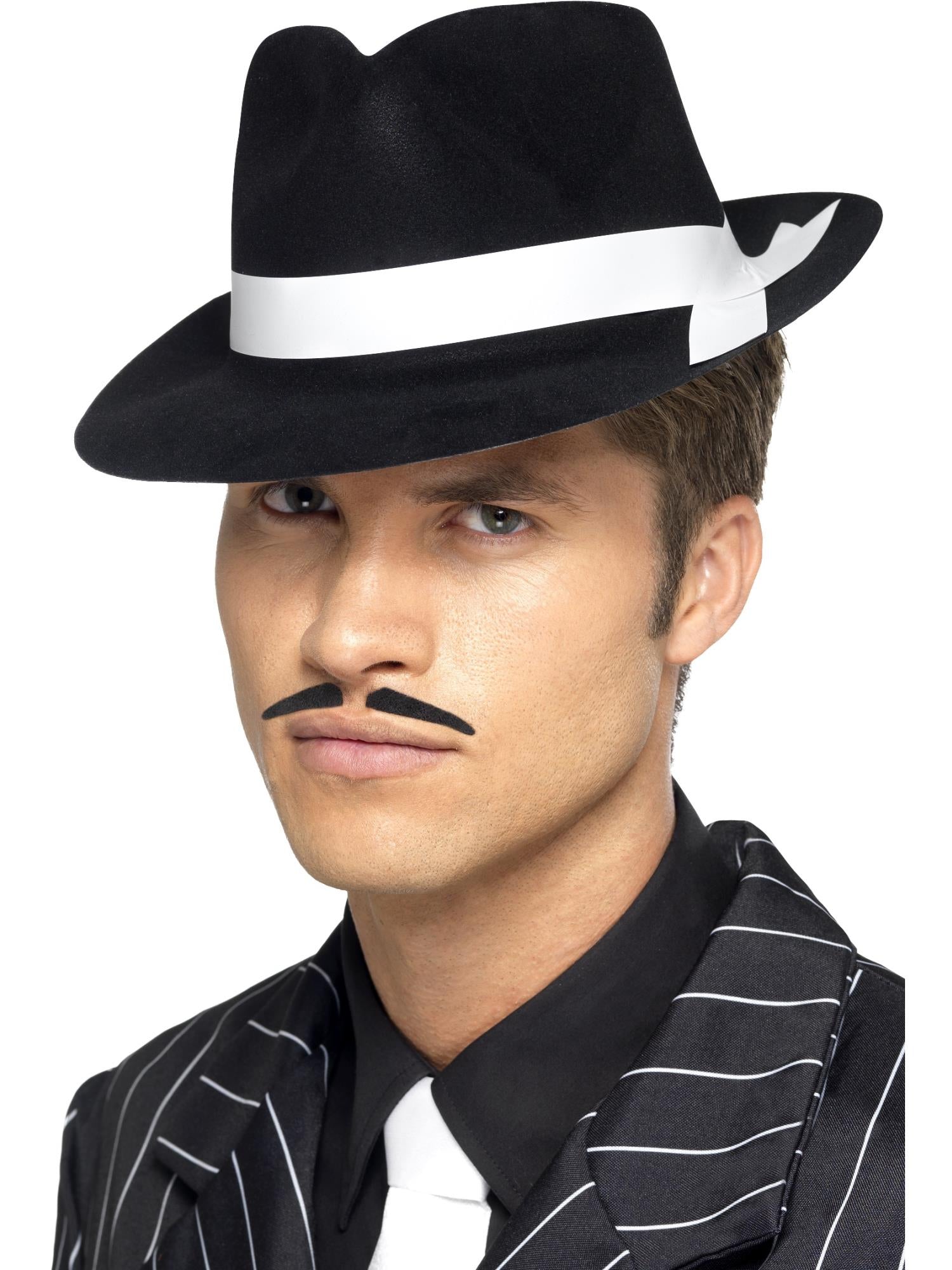 Al Capone Black Flock Hat