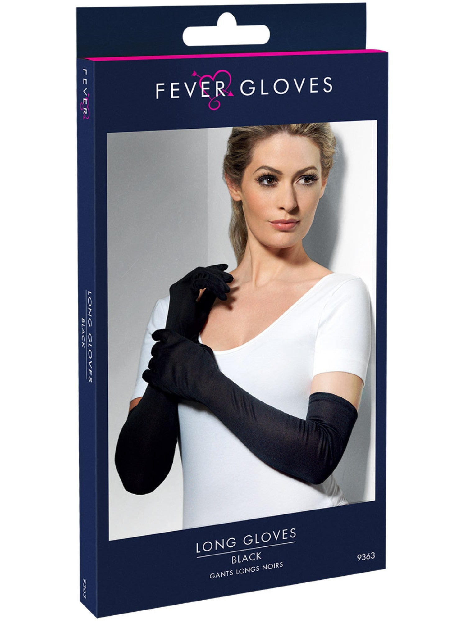 Gloves Long Black Jersey