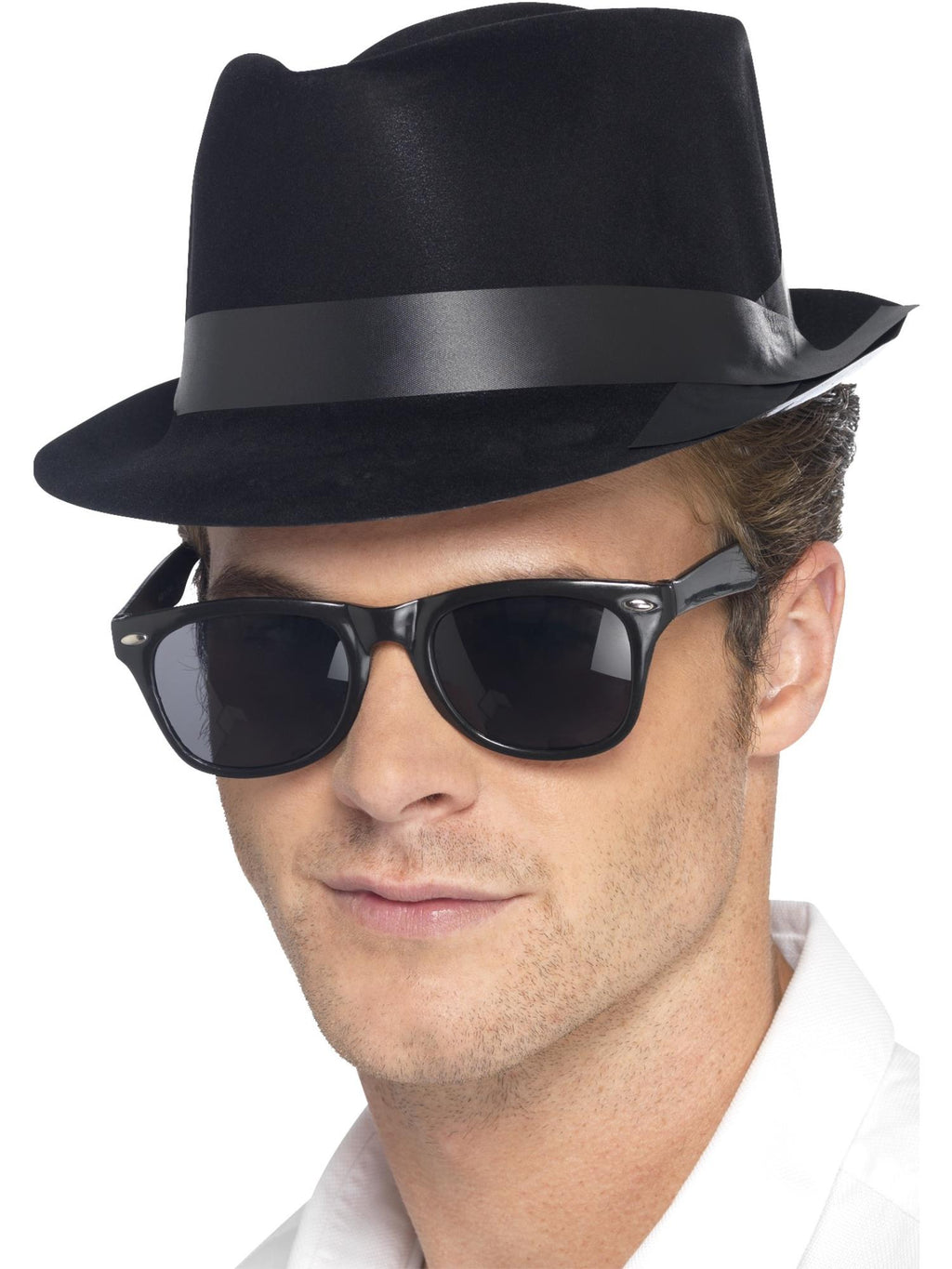 Smiffys Flocked Fedora Hat - 94191