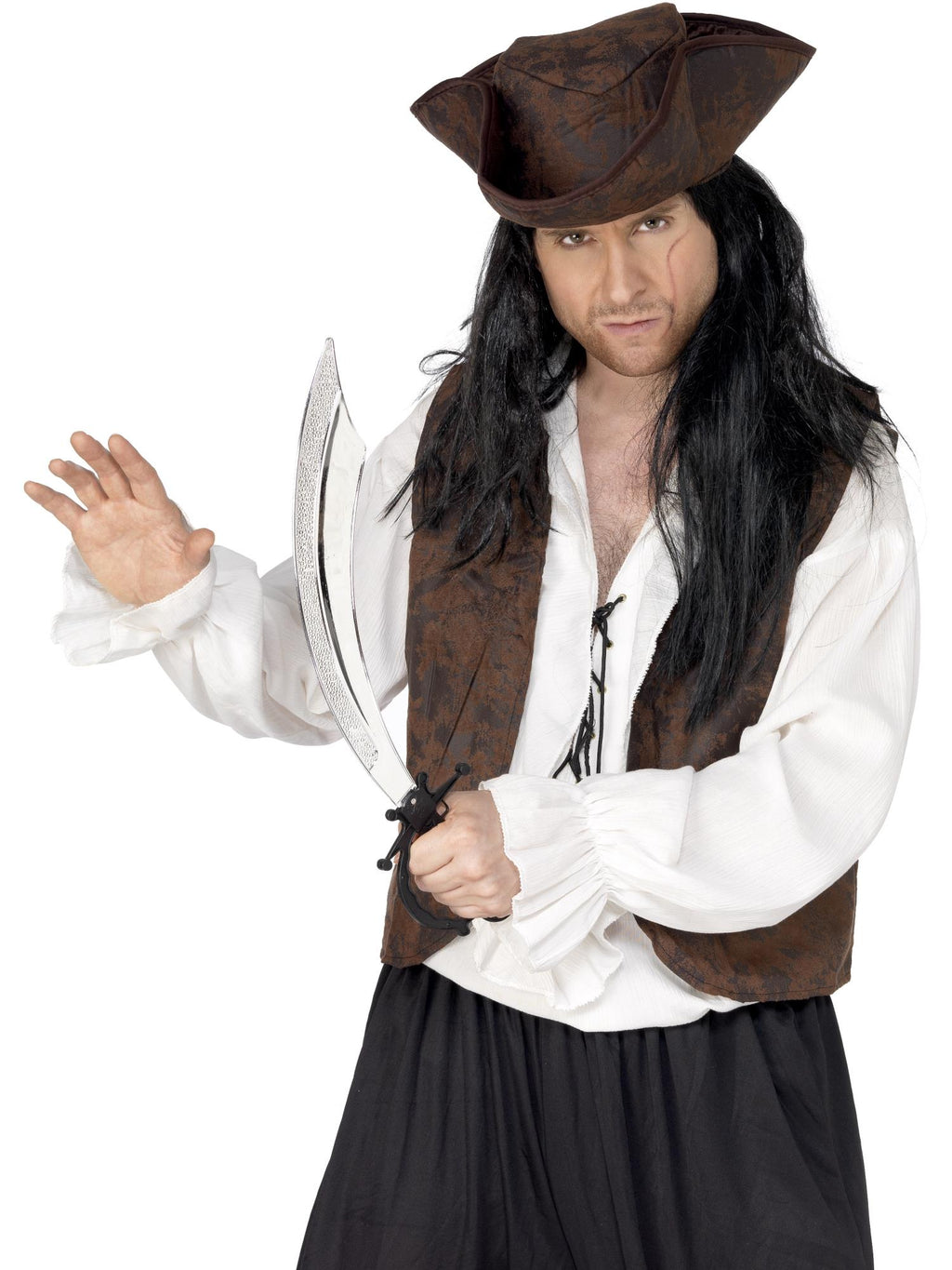 Pirate Sword Cutlass Black Hilt