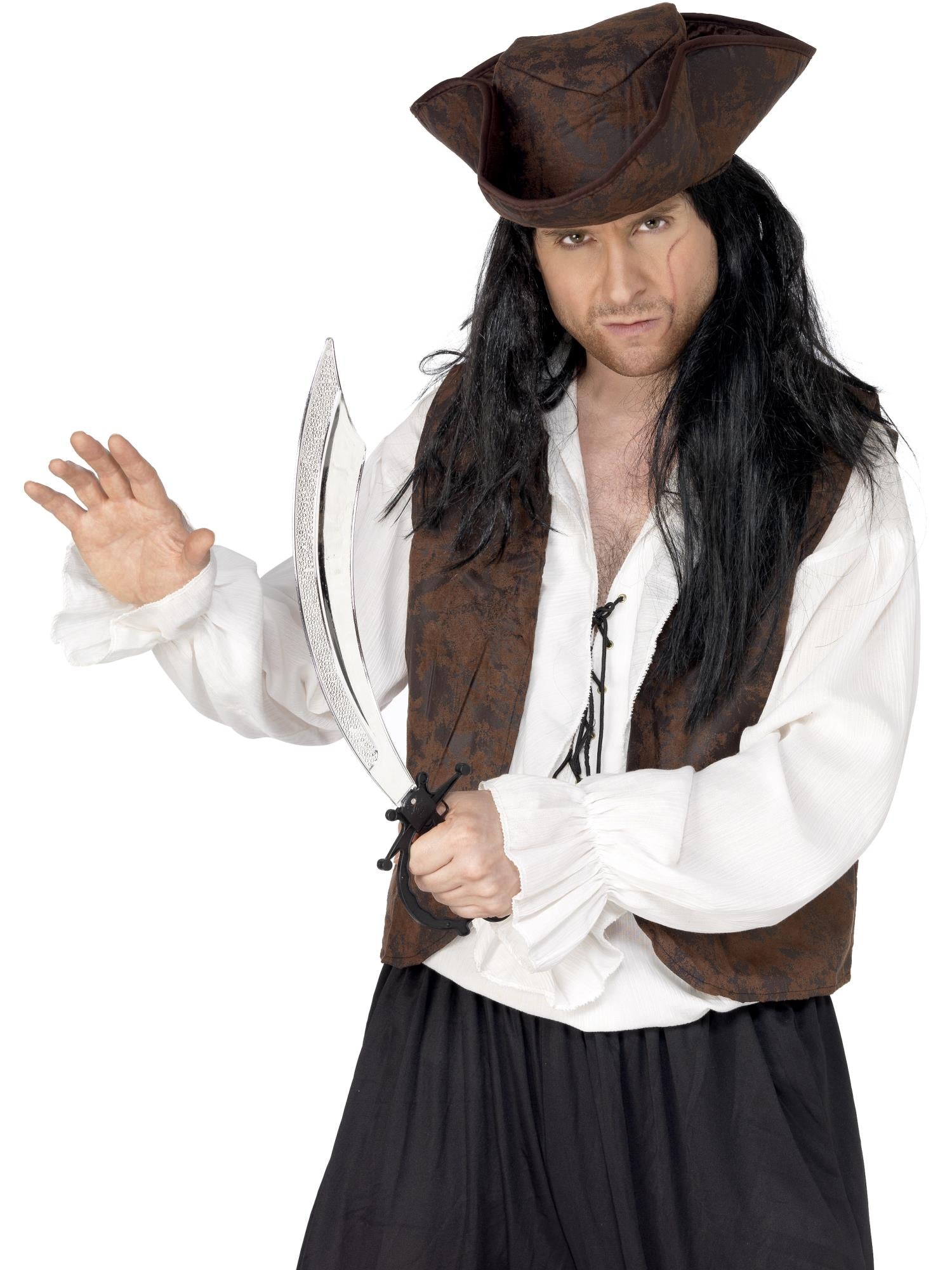 Pirate Sword Cutlass Black Hilt