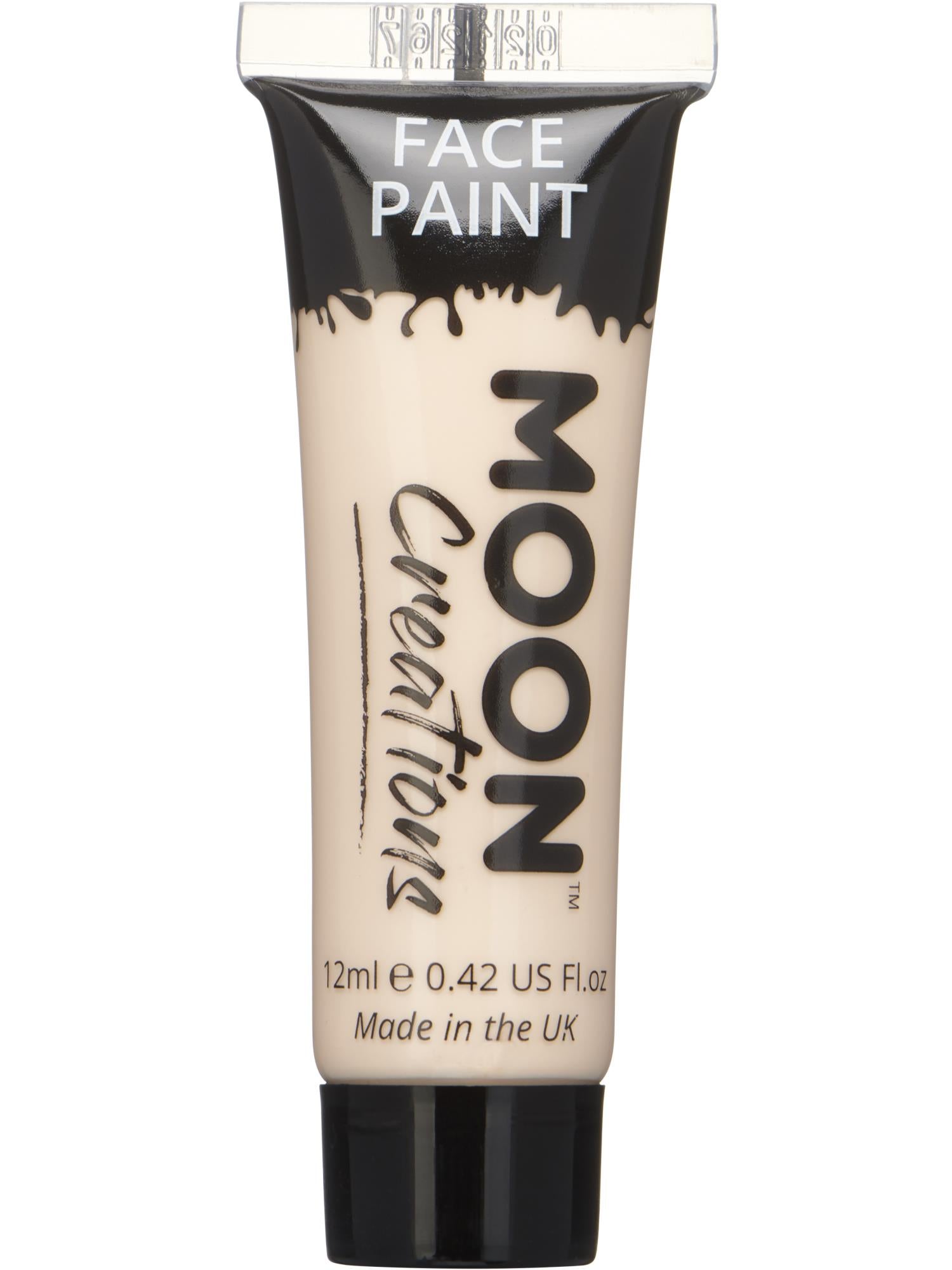 Moon Creations Face & Body Paint, Pale Skin, 12ml Single