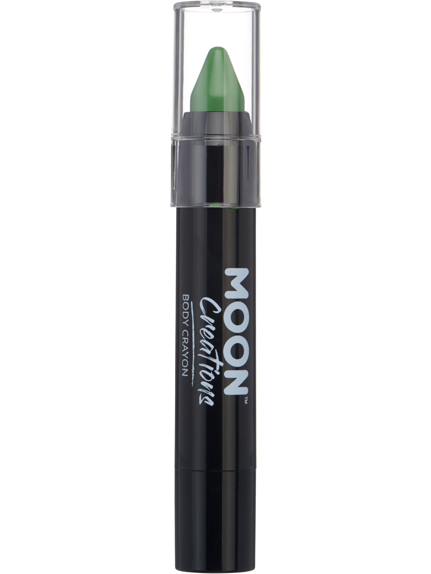 Moon Creations Body Crayons, Green, 3.2g Single