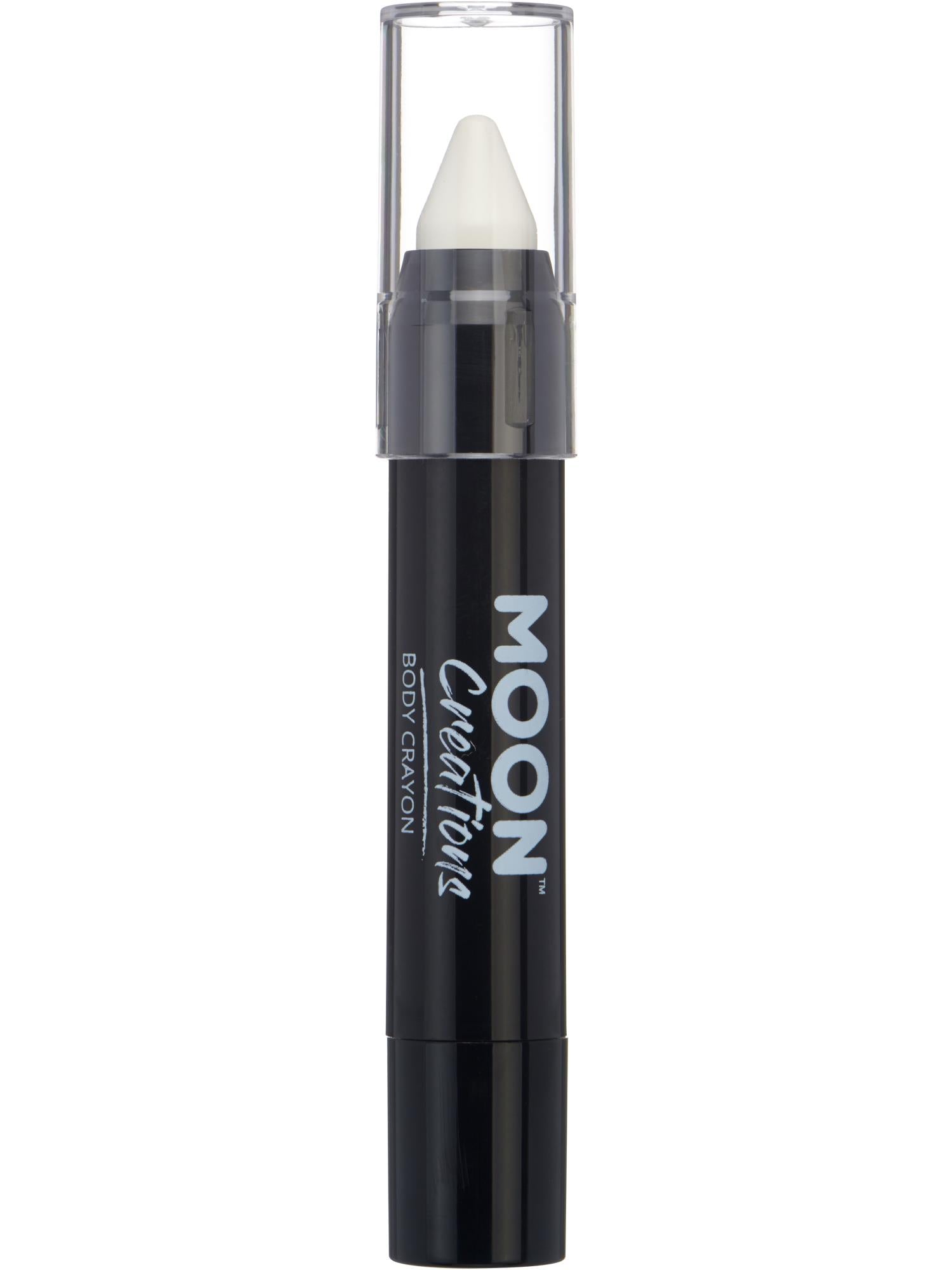 Moon Creations Body Crayons, White, 3.2g Single