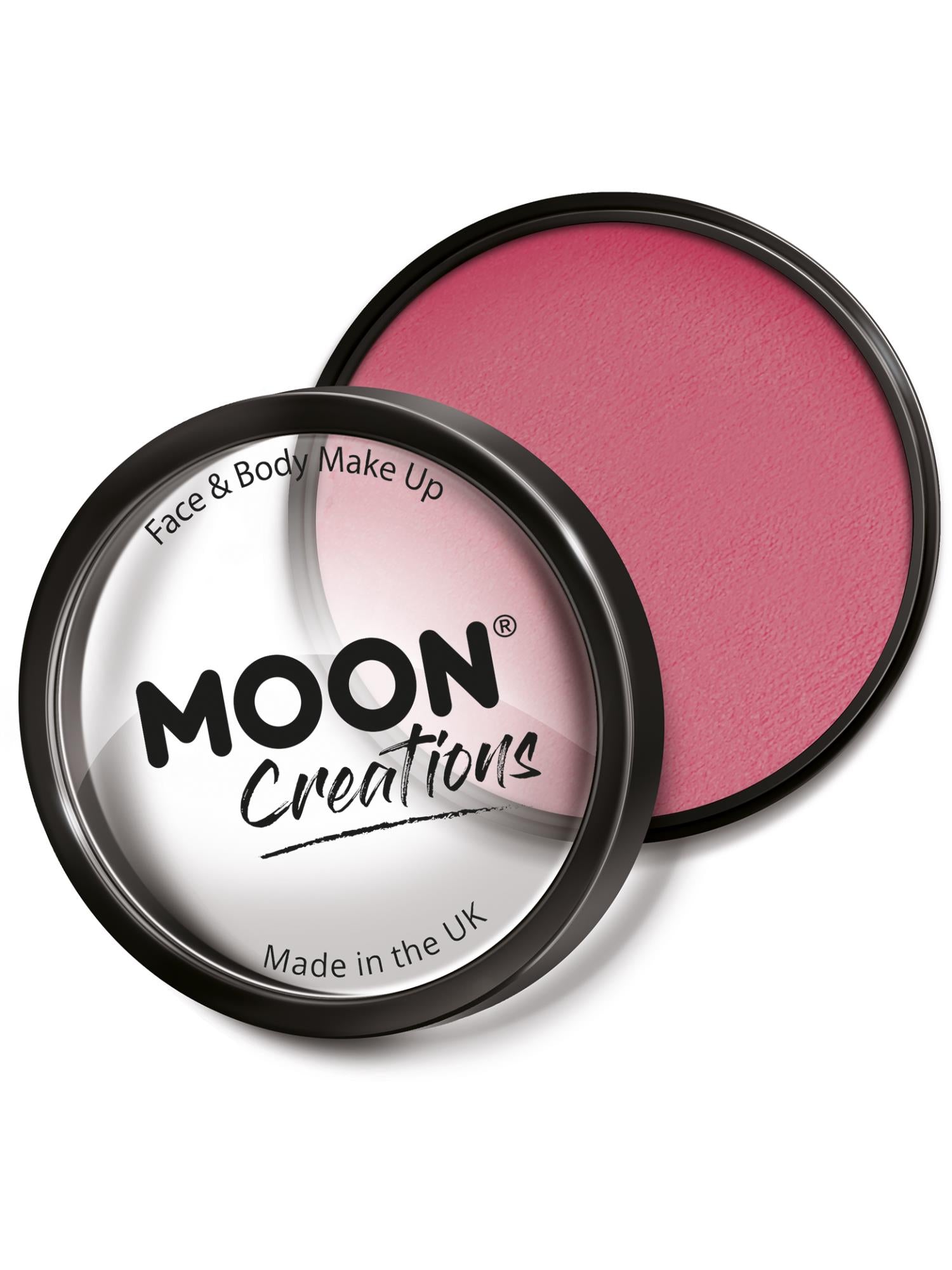 Moon Creations Pro Face Paint Cake Pot,Bright Pink, 36g Single