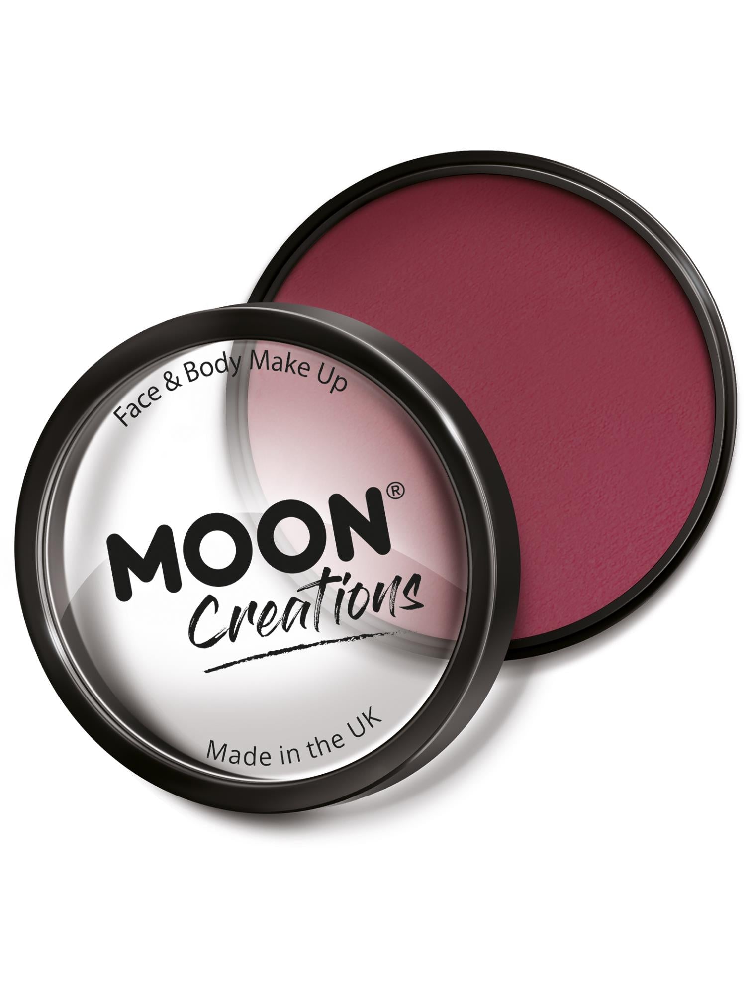 Moon Creations Pro Face Paint Cake Pot, Dark Pink, 36g Single