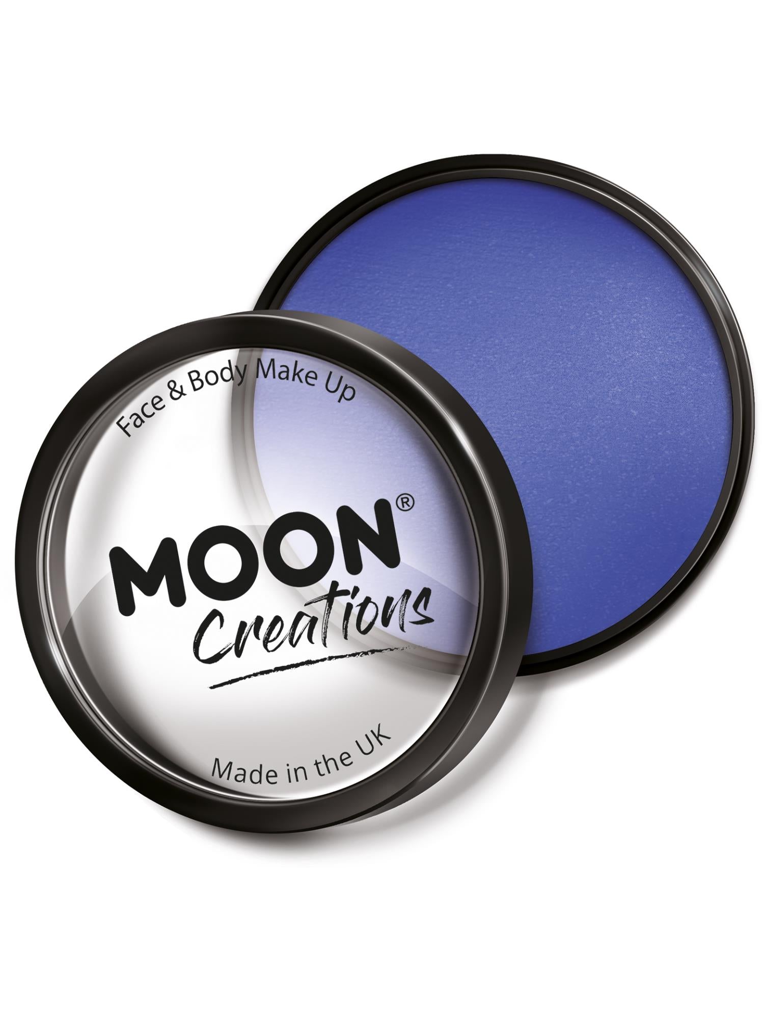 Moon Creations Pro Face Paint Cake Pot, Royal Blue, 36g Single