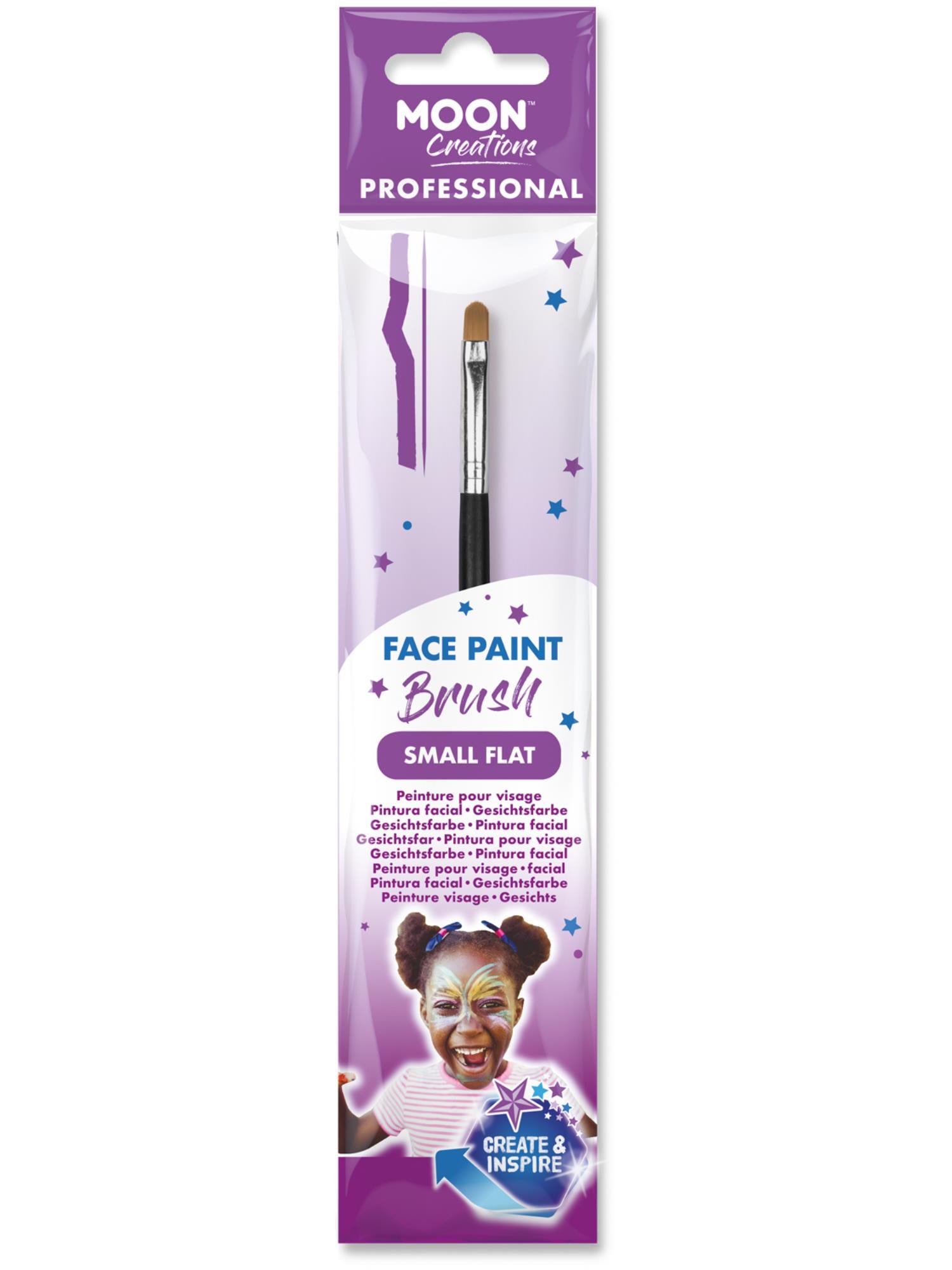 Moon Creations Professional Brush, Small Flat