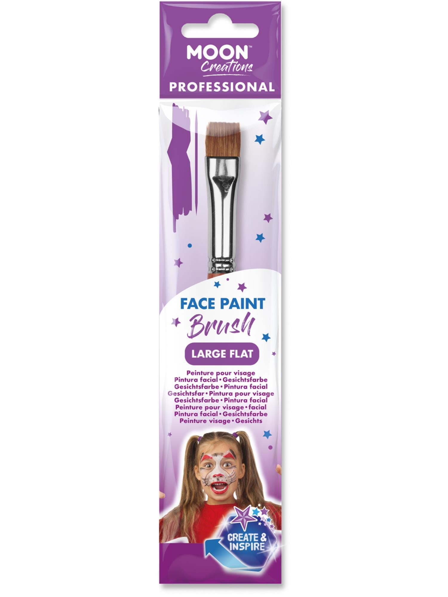 Moon Creations Professional Brush, Large Flat