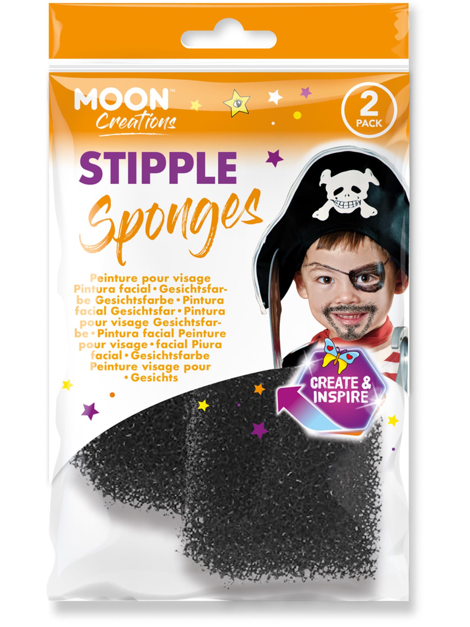 Moon Creations Stipple Sponge, 2 Pk