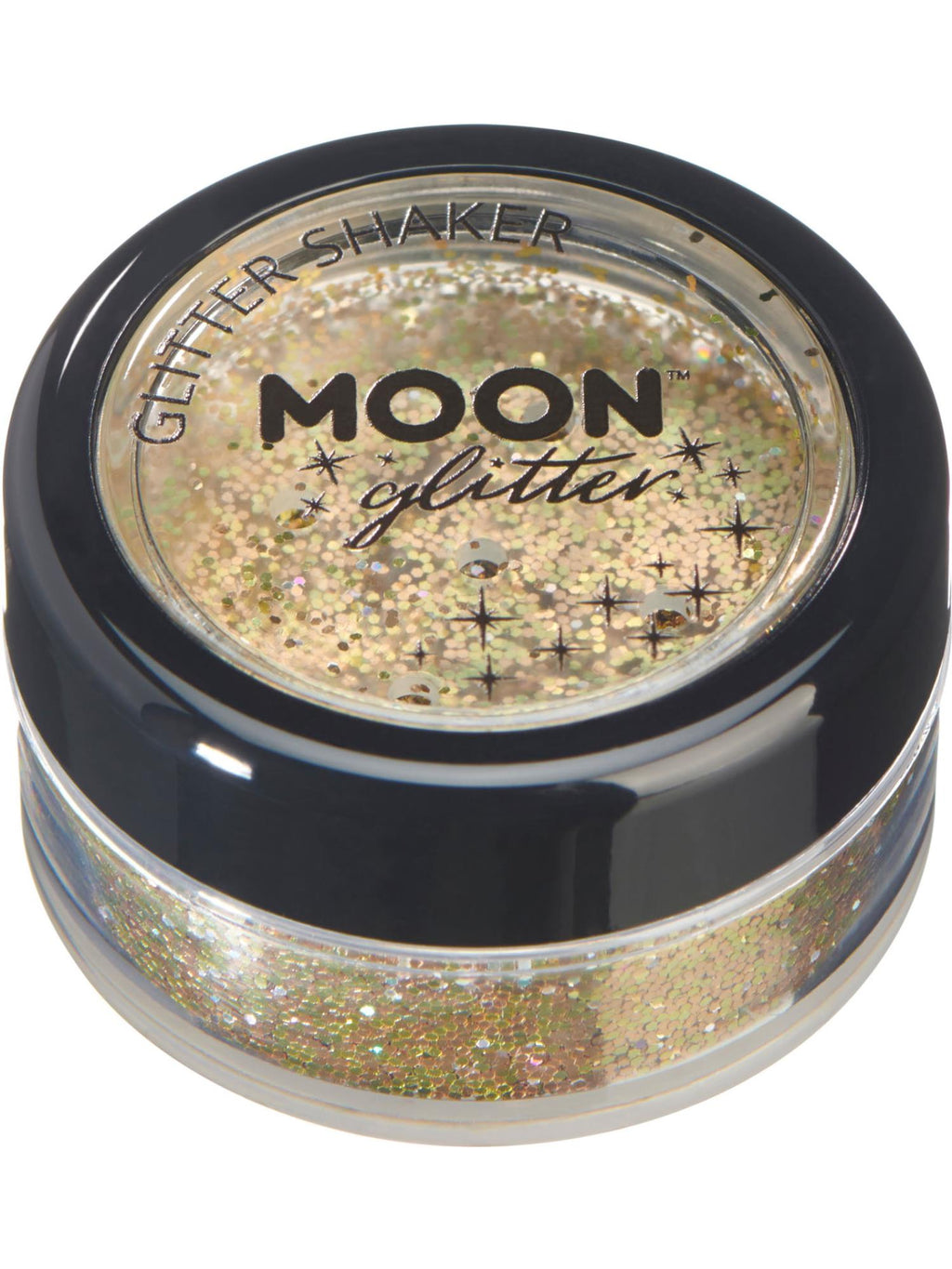 Moon Creations Holographic Glitter Shakers, Gold, Single, 5g
