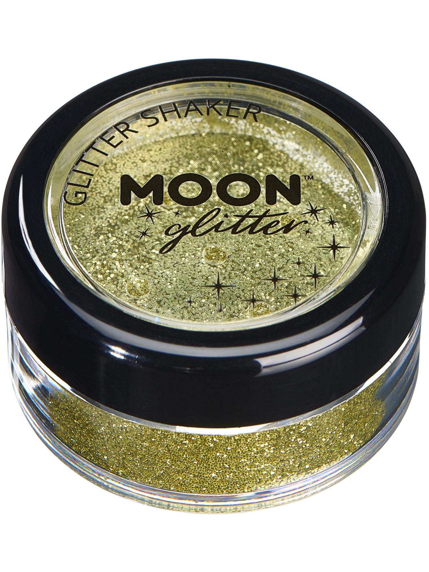Moon Creations Classic Fine Glitter Shakers, Gold, Single, 5g