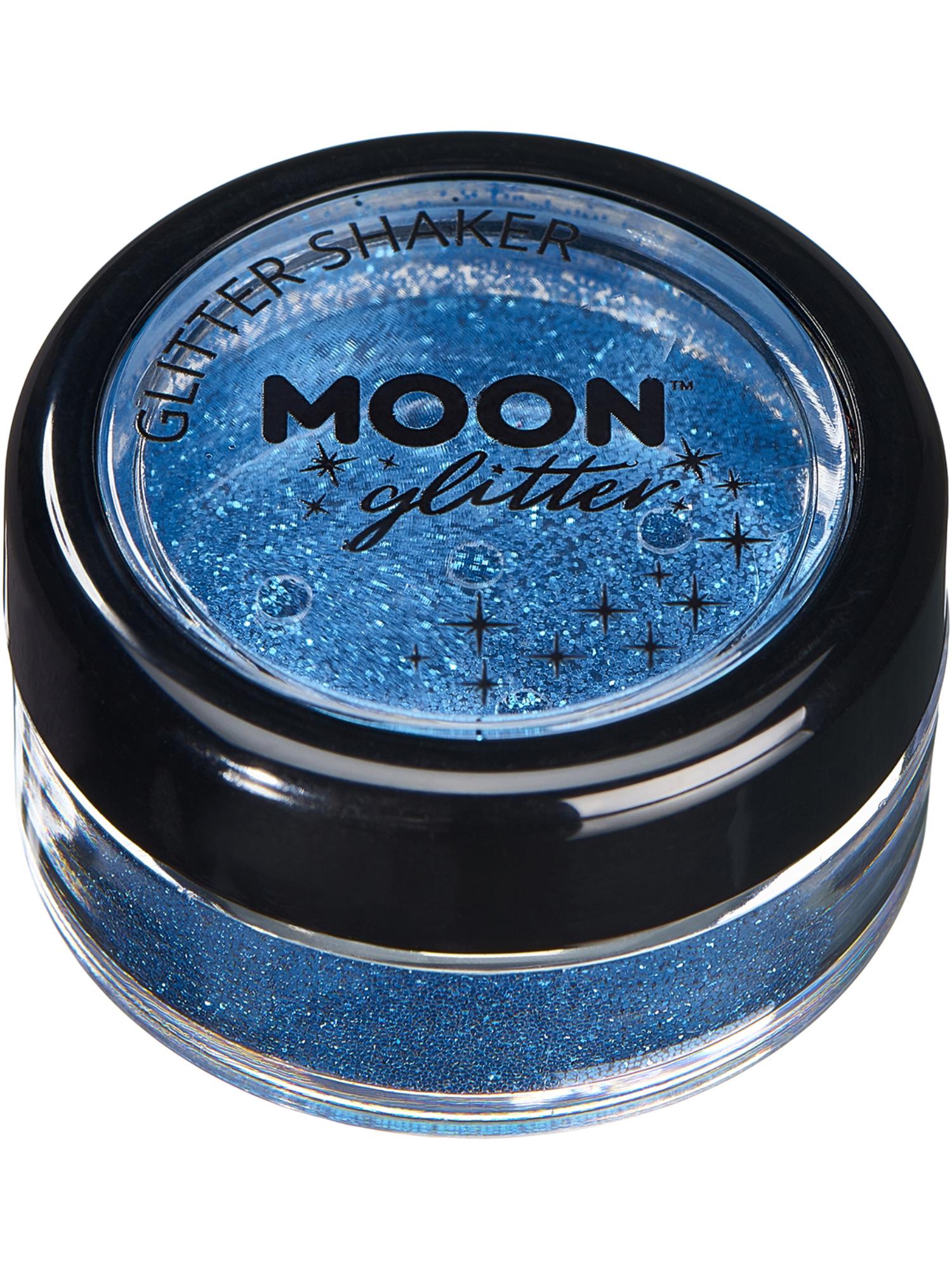 Moon Creations Classic Fine Glitter Shakers, Blue, Single, 5g