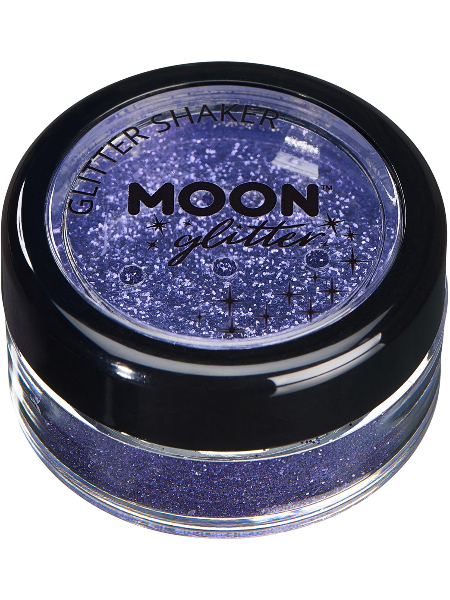 Moon Creations Classic Fine Glitter Shakers,Lavender, Single, 5g