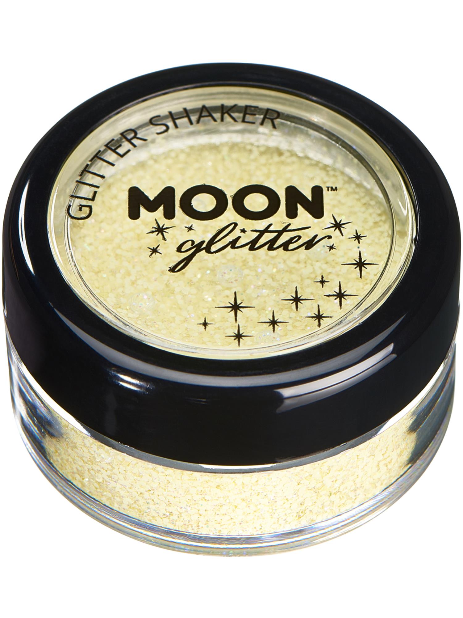 Moon Creations Glitter Pastel Shakers, Lemon, Single, 5g