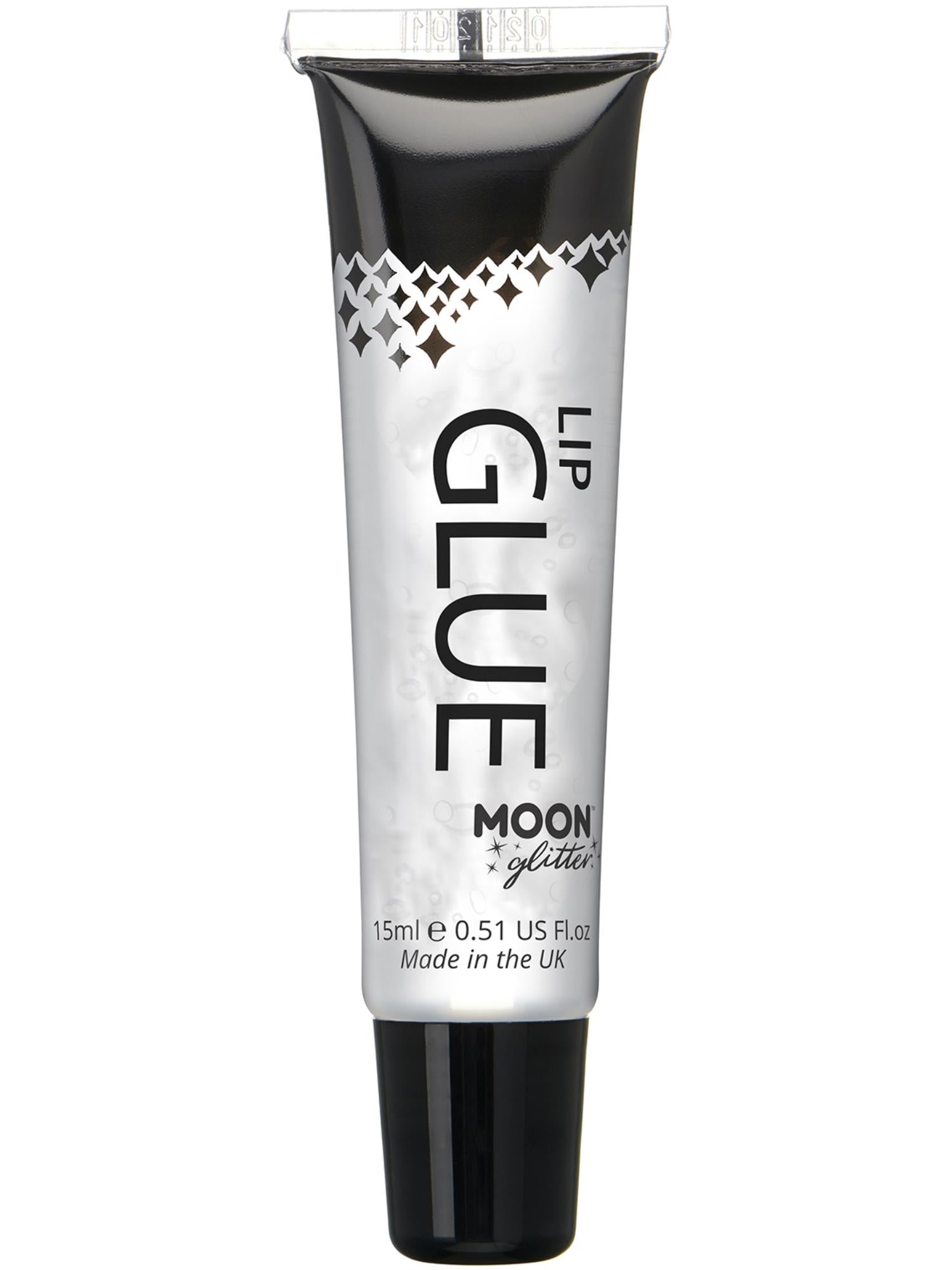 Moon Creations Glitter Lip Glue, Clear, Single