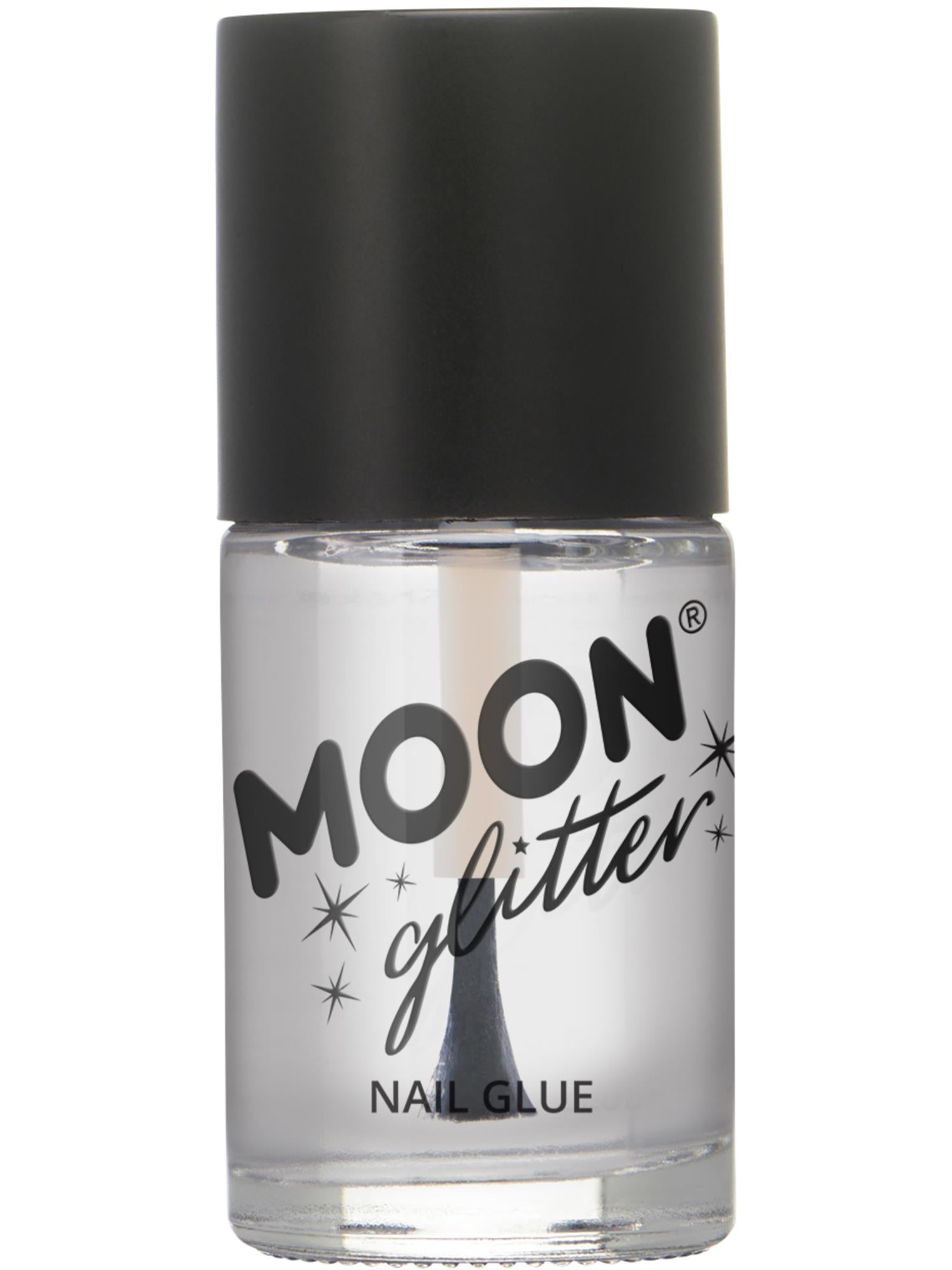 Moon Creations Glitter Nail Glue, Clear, Single