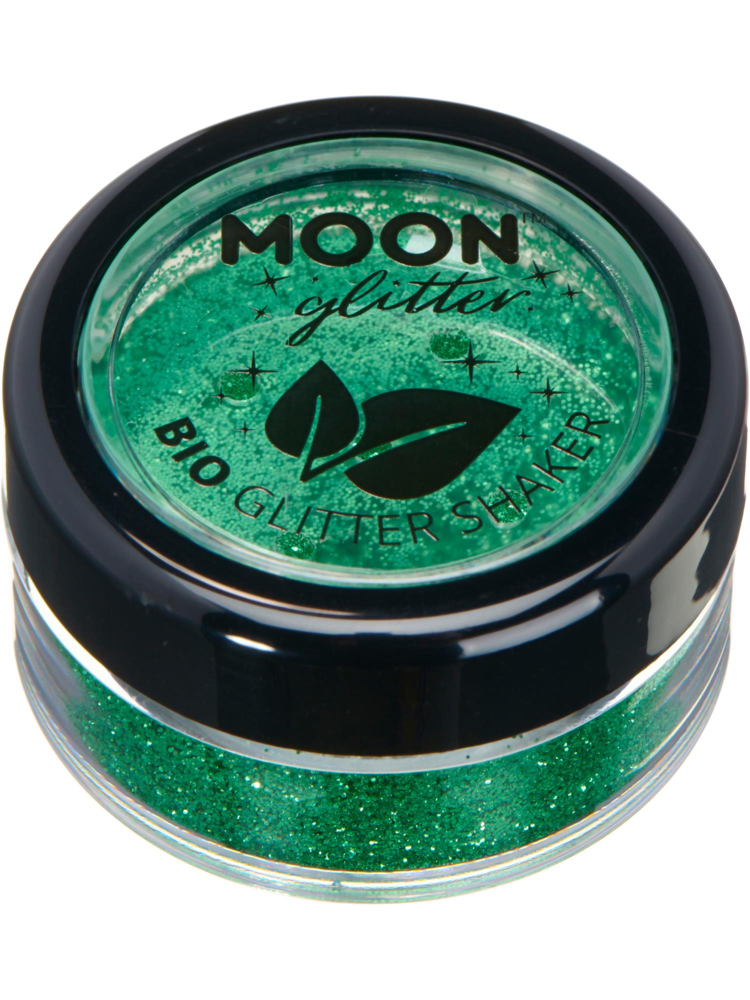 Moon Creations Bio Glitter Shakers, Green, Single, 5g
